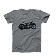 1947 Harley WL Flathead Motorcycle T-shirt - Cars, Trucks & Cycles - Harvey Ltd