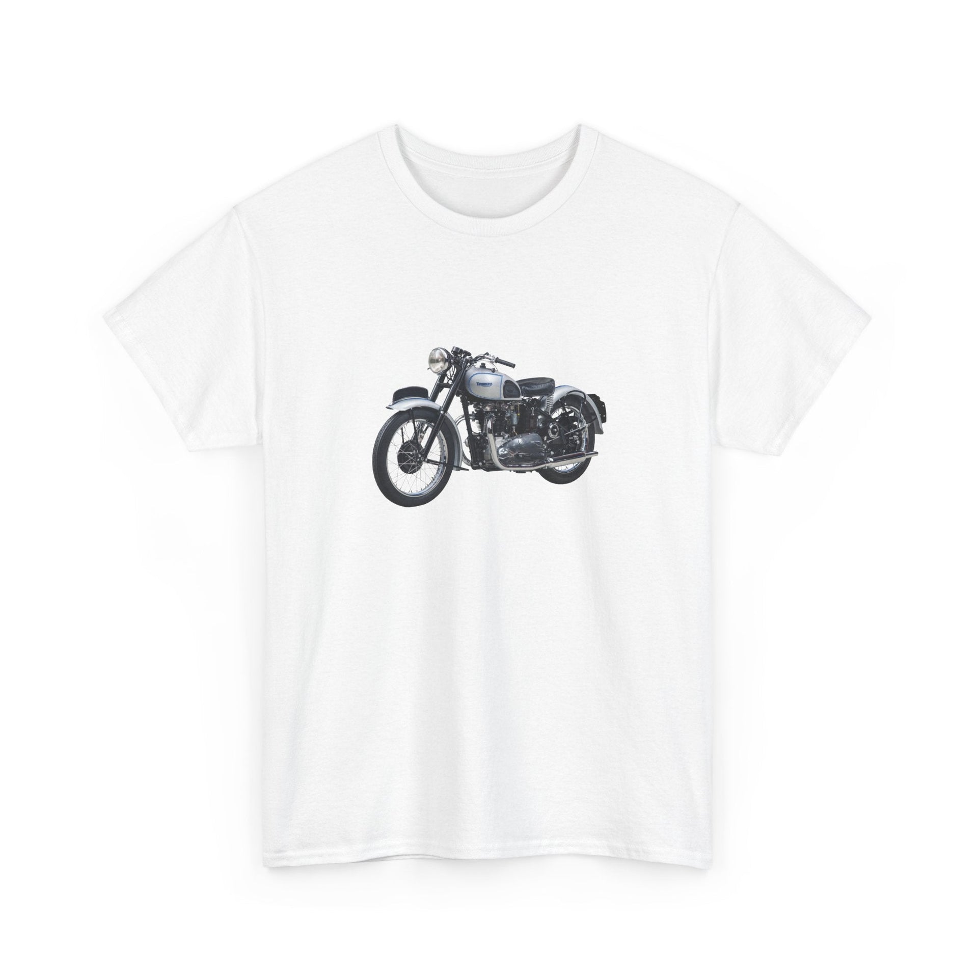 1947 Triumph Tiger T100 Motorcycle T-shirt - Cars, Trucks & Cycles - Harvey Ltd