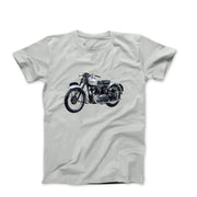 1947 Triumph Tiger T100 Motorcycle T-shirt - Cars, Trucks & Cycles - Harvey Ltd