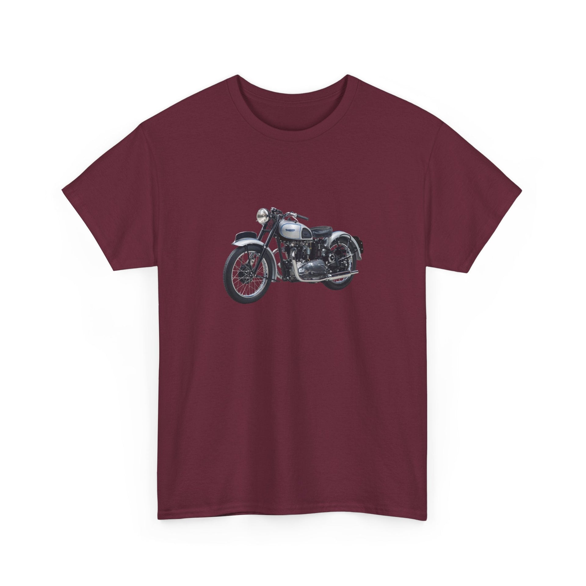 1947 Triumph Tiger T100 Motorcycle T-shirt - Cars, Trucks & Cycles - Harvey Ltd