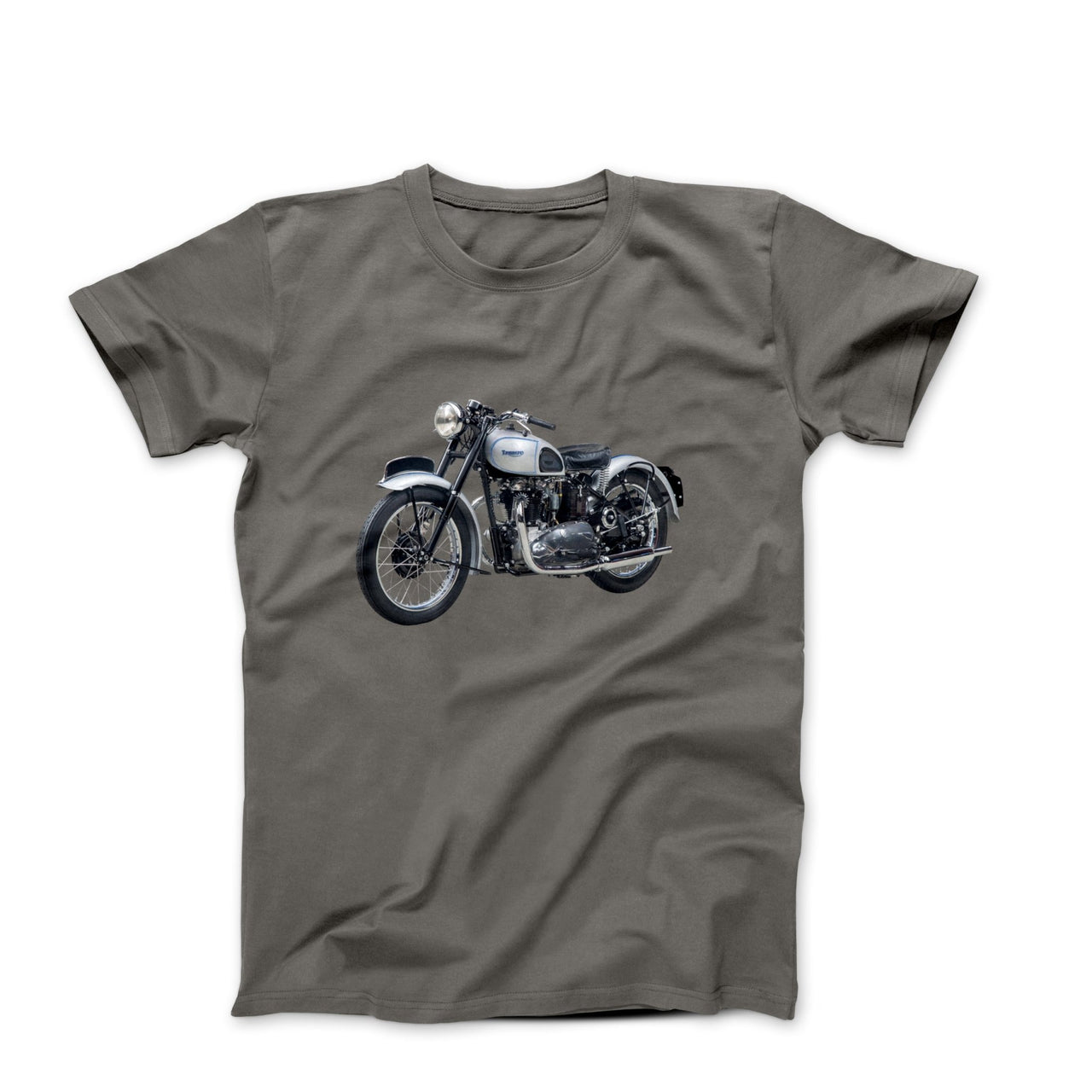 1947 Triumph Tiger T100 Motorcycle T-shirt - Cars, Trucks & Cycles - Harvey Ltd