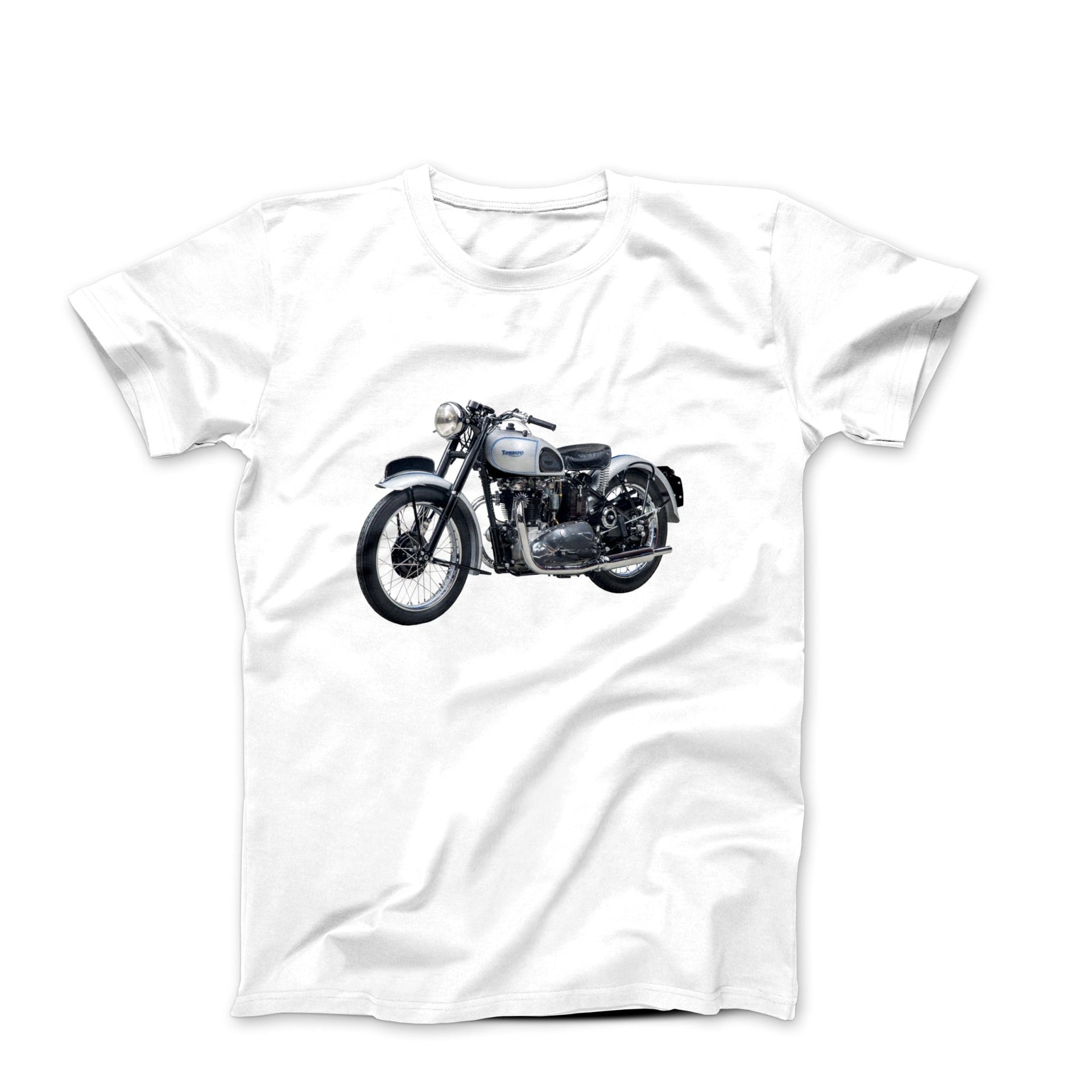 1947 Triumph Tiger T100 Motorcycle T-shirt - Cars, Trucks & Cycles - Harvey Ltd