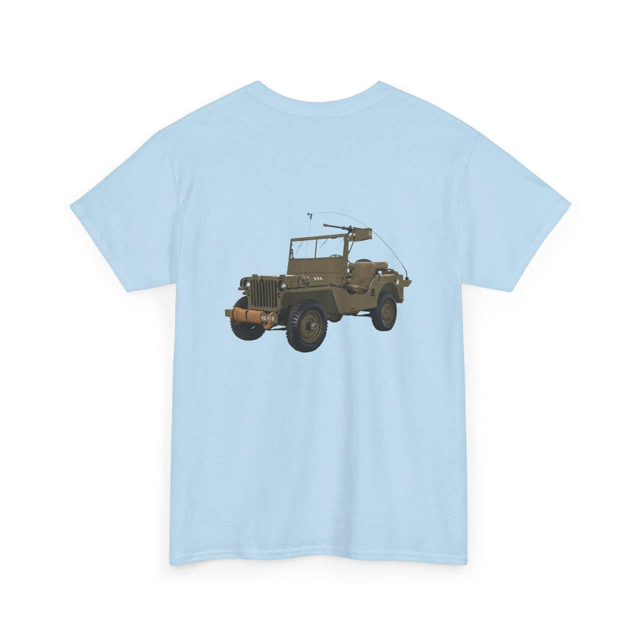 1947 Willys CJ 2A Jeep 2 - sided Print T-shirt - Cars, Trucks & Cycles - Harvey Ltd