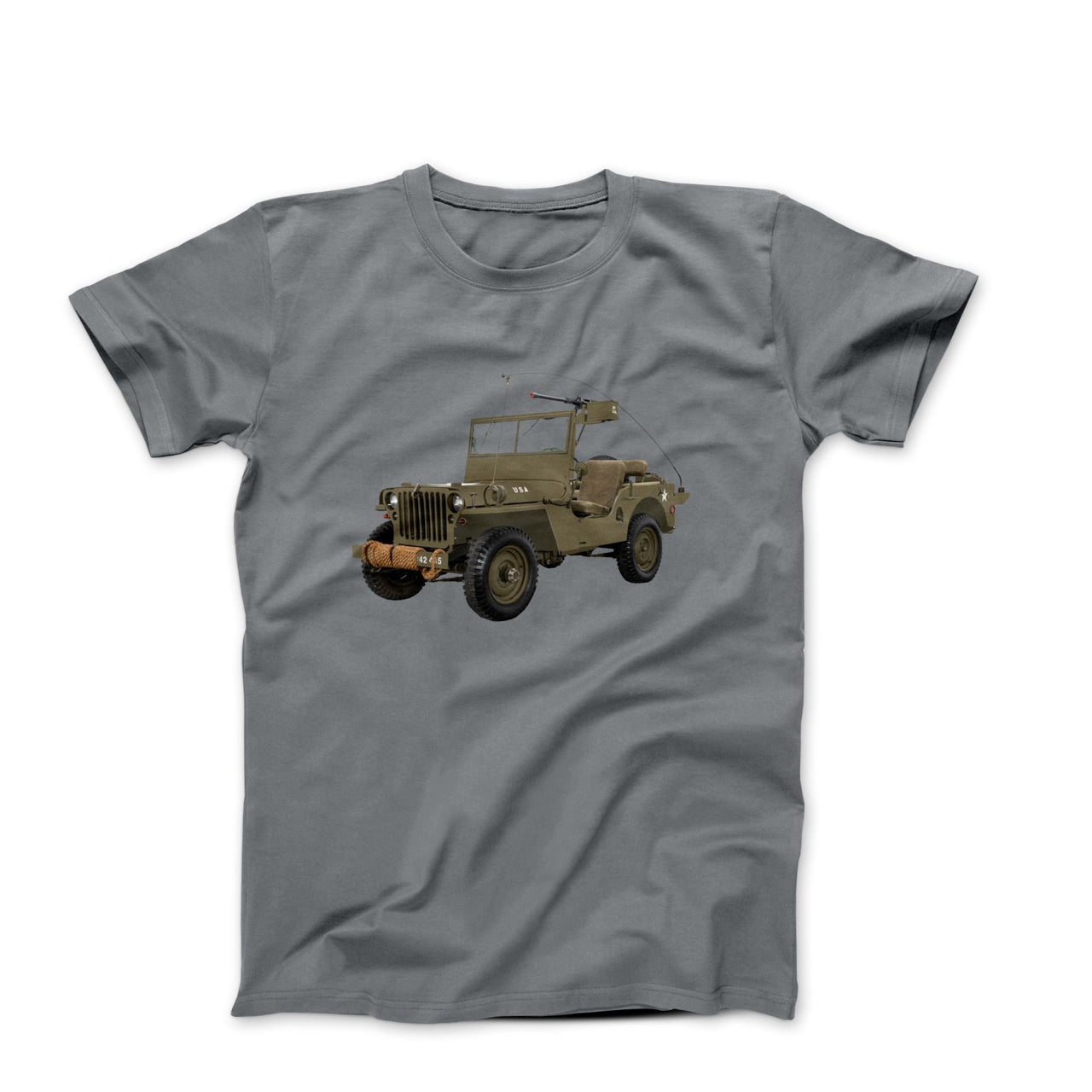 1947 Willys CJ 2A Jeep T-shirt - Cars, Trucks & Cycles - Harvey Ltd