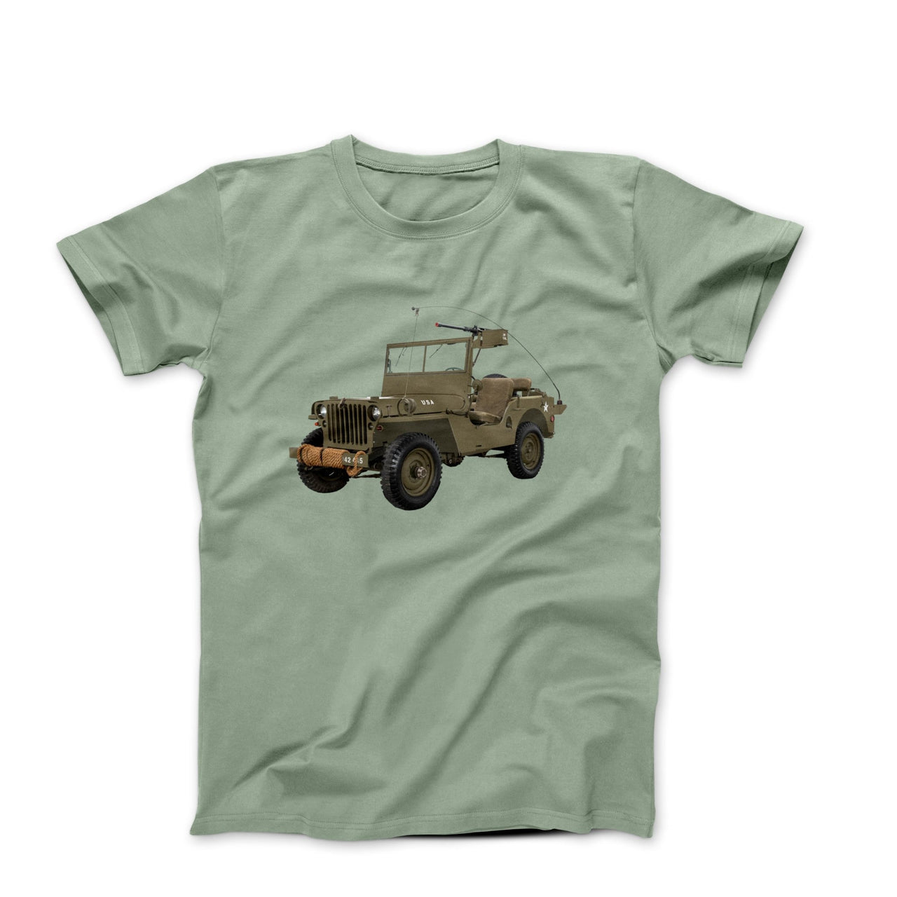1947 Willys CJ 2A Jeep T-shirt - Cars, Trucks & Cycles - Harvey Ltd