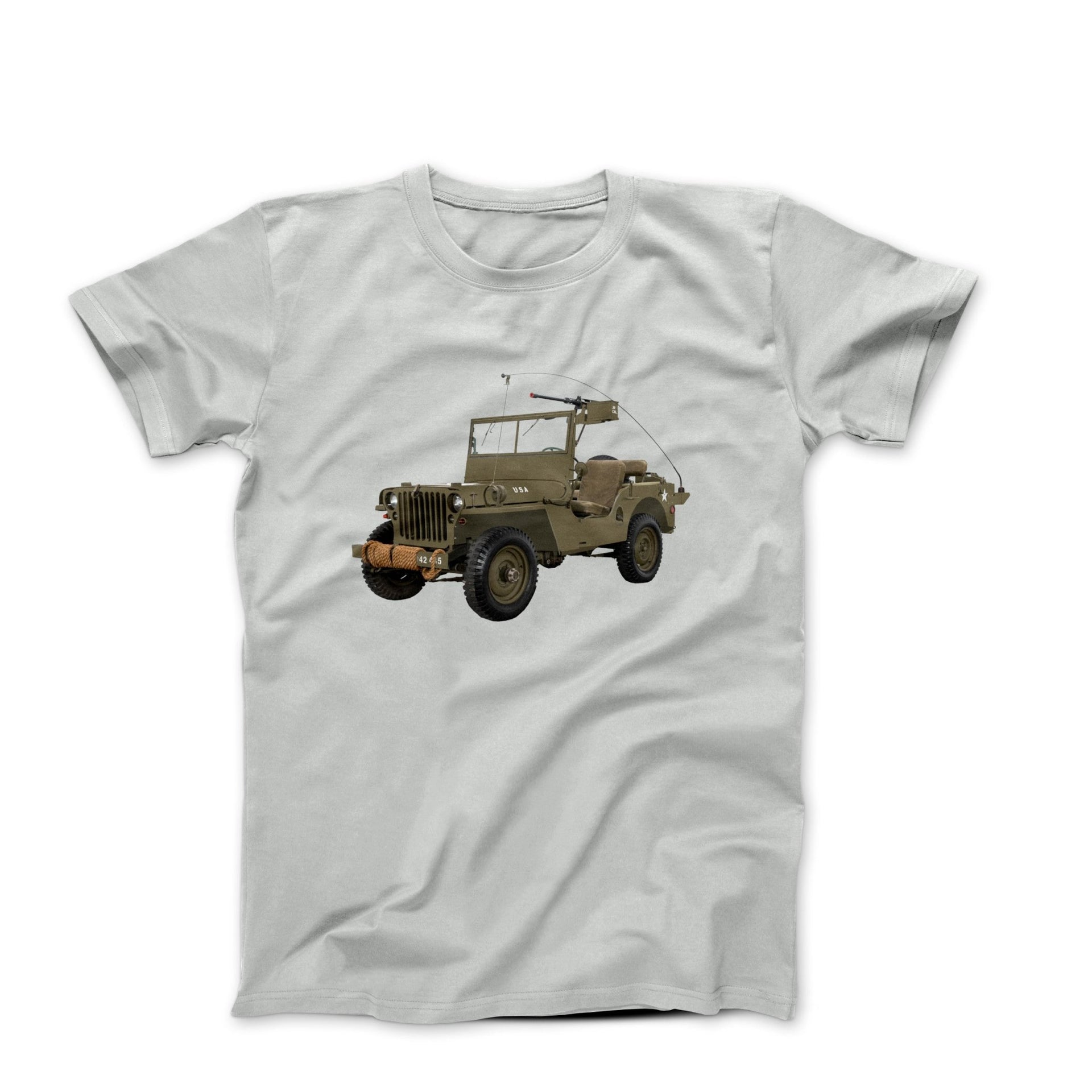 1947 Willys CJ 2A Jeep T-shirt - Cars, Trucks & Cycles - Harvey Ltd
