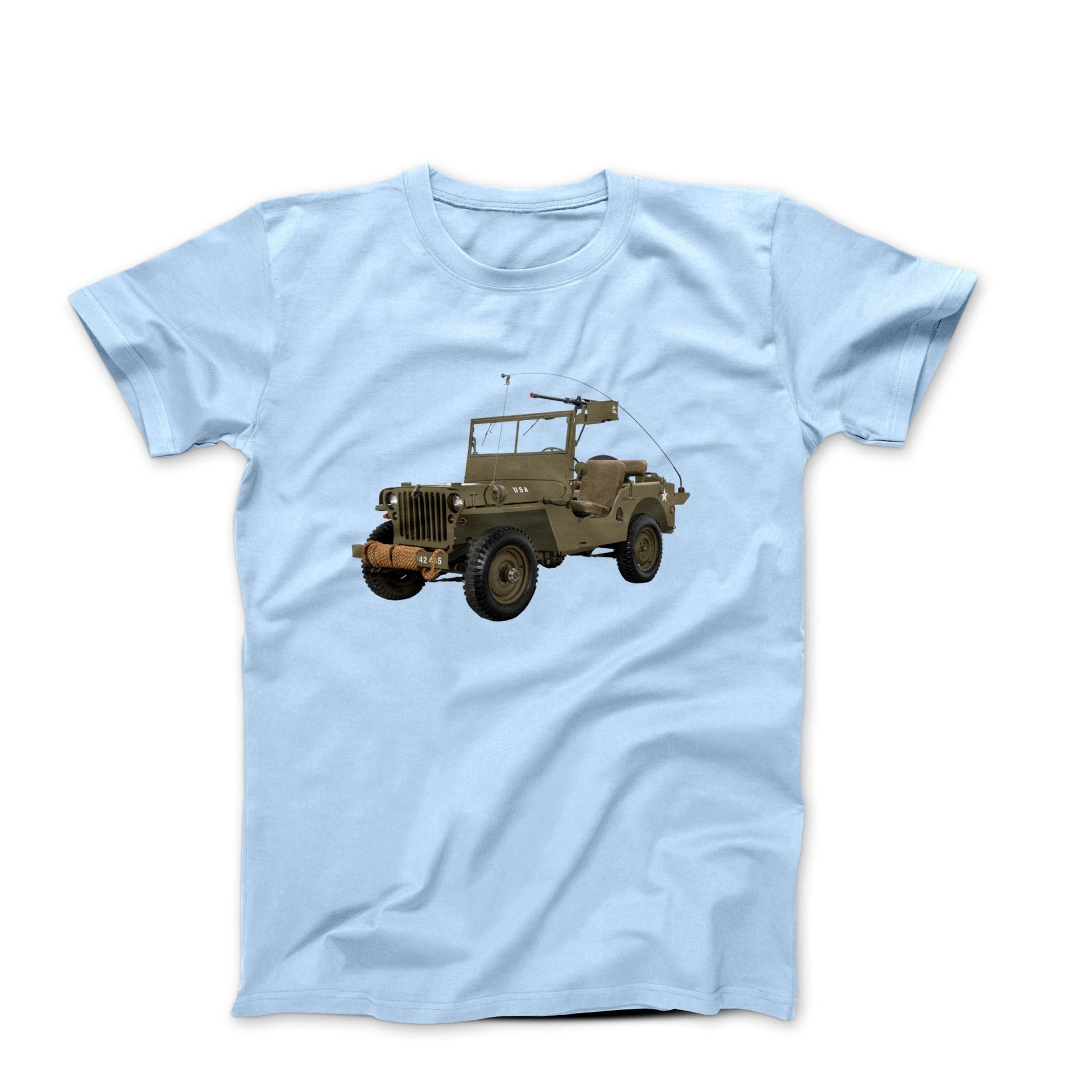 1947 Willys CJ 2A Jeep T-shirt - Cars, Trucks & Cycles - Harvey Ltd