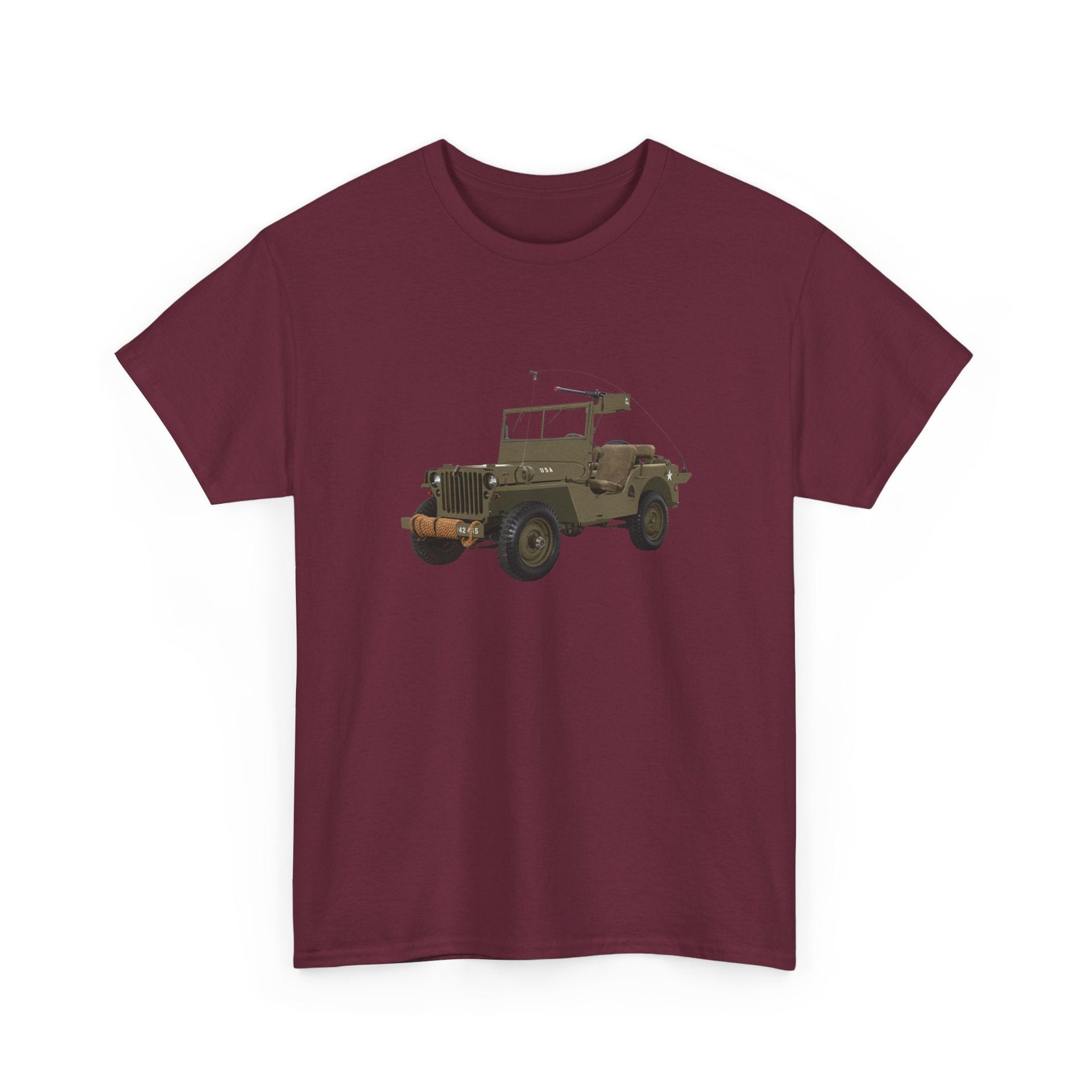 1947 Willys CJ 2A Jeep T-shirt - Cars, Trucks & Cycles - Harvey Ltd