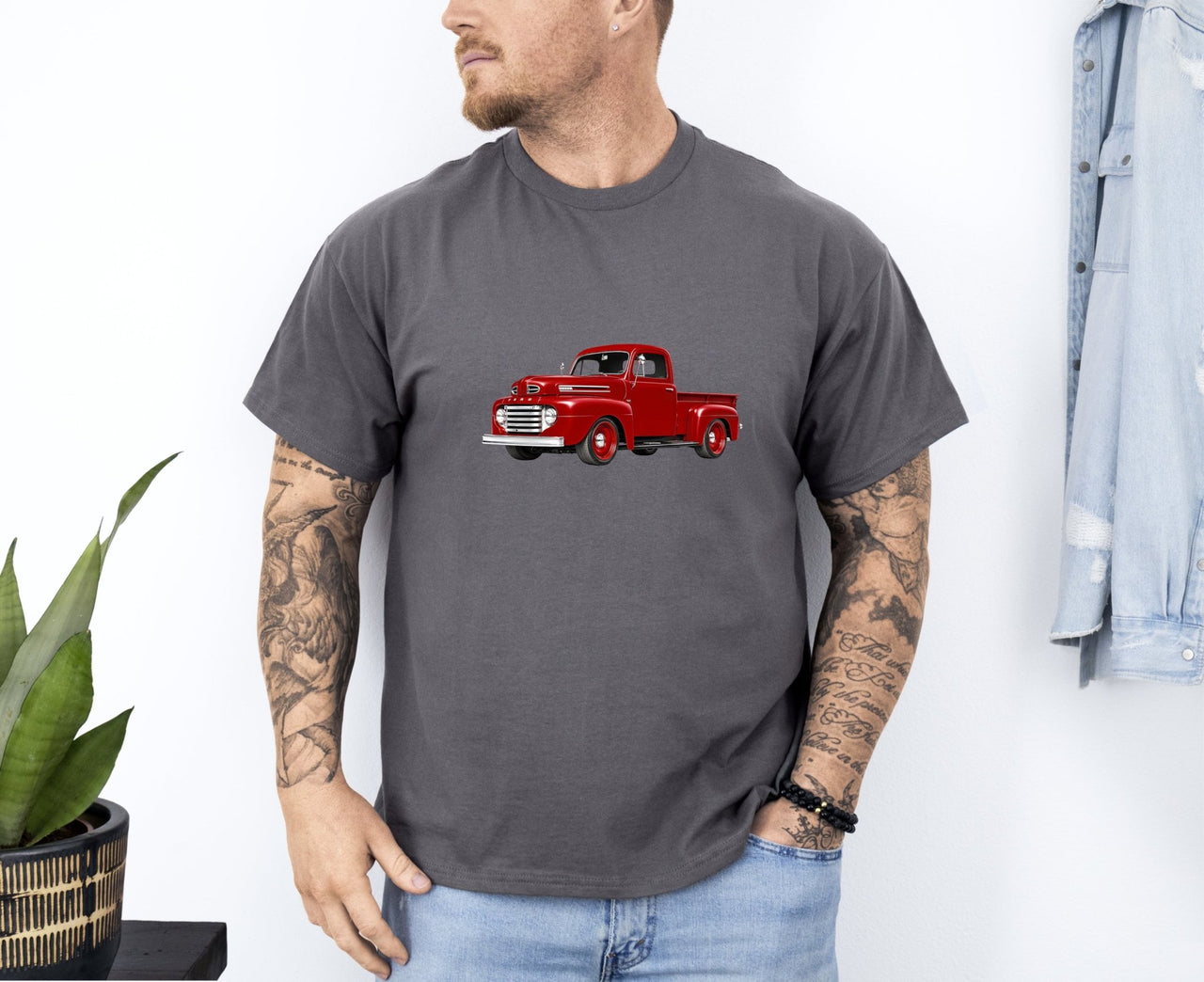1948 Ford F-2 Pickup Truck T-shirt - Cars, Trucks & Cycles - Harvey Ltd