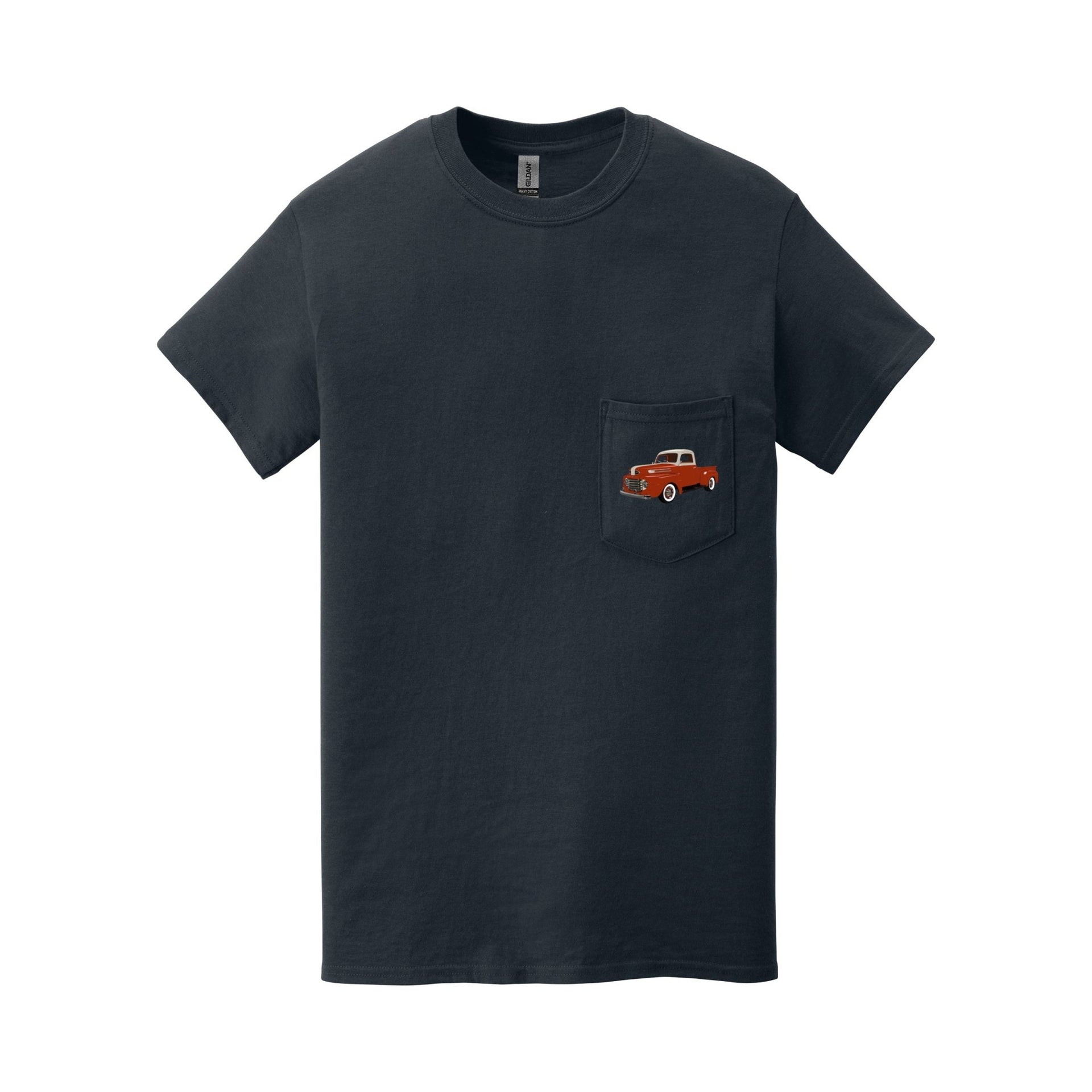 1948 Ford F1 Pickup Truck Pocket T-Shirt - Cars, Trucks & Cycles - Harvey Ltd