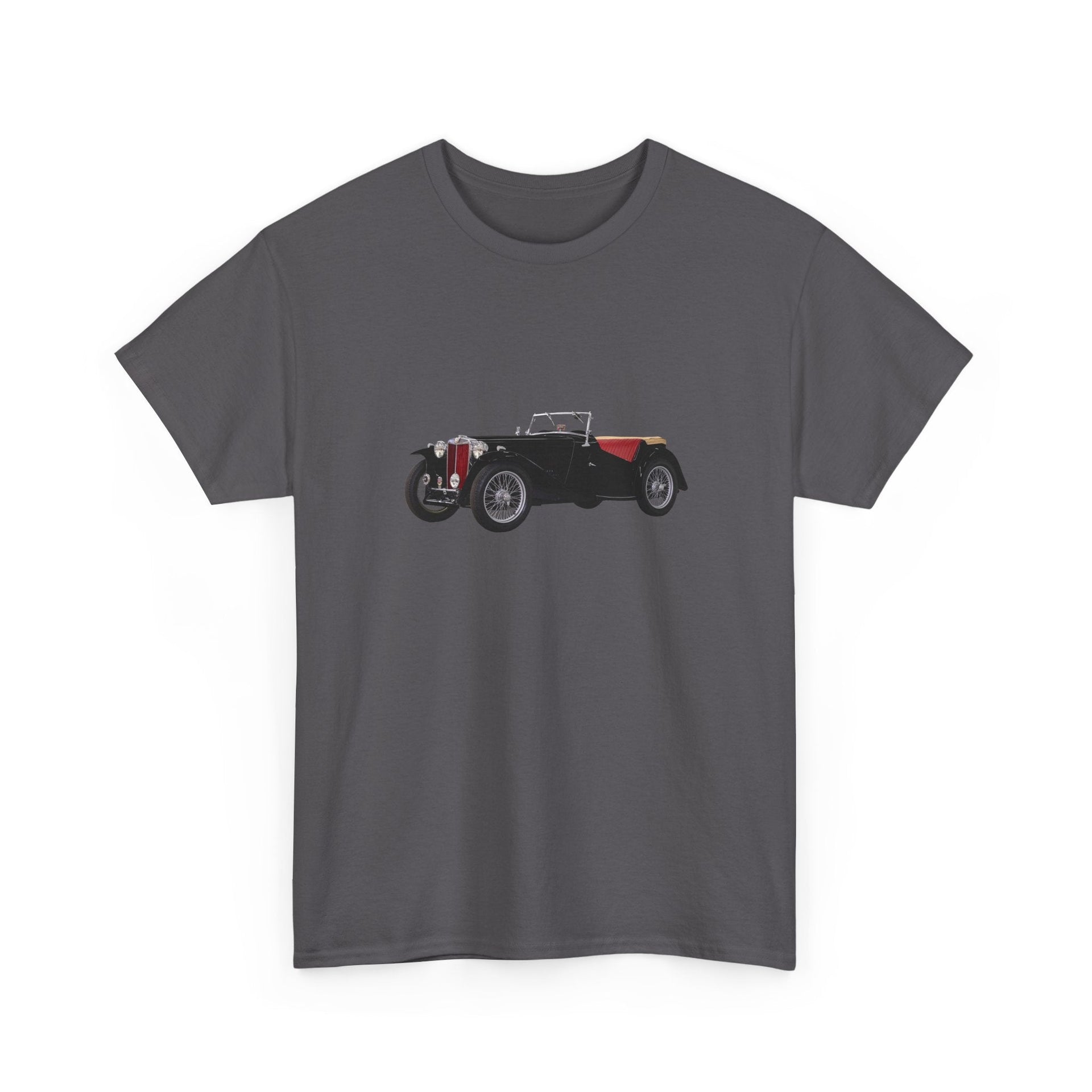 1948 MG TC Roadster Sports Car T-shirt - Cars, Trucks & Cycles - Harvey Ltd