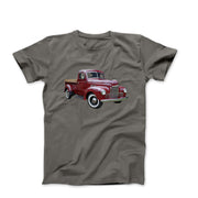 1949 International KB - 2 Red Pickup T-shirt - Cars, Trucks & Cycles - Harvey Ltd