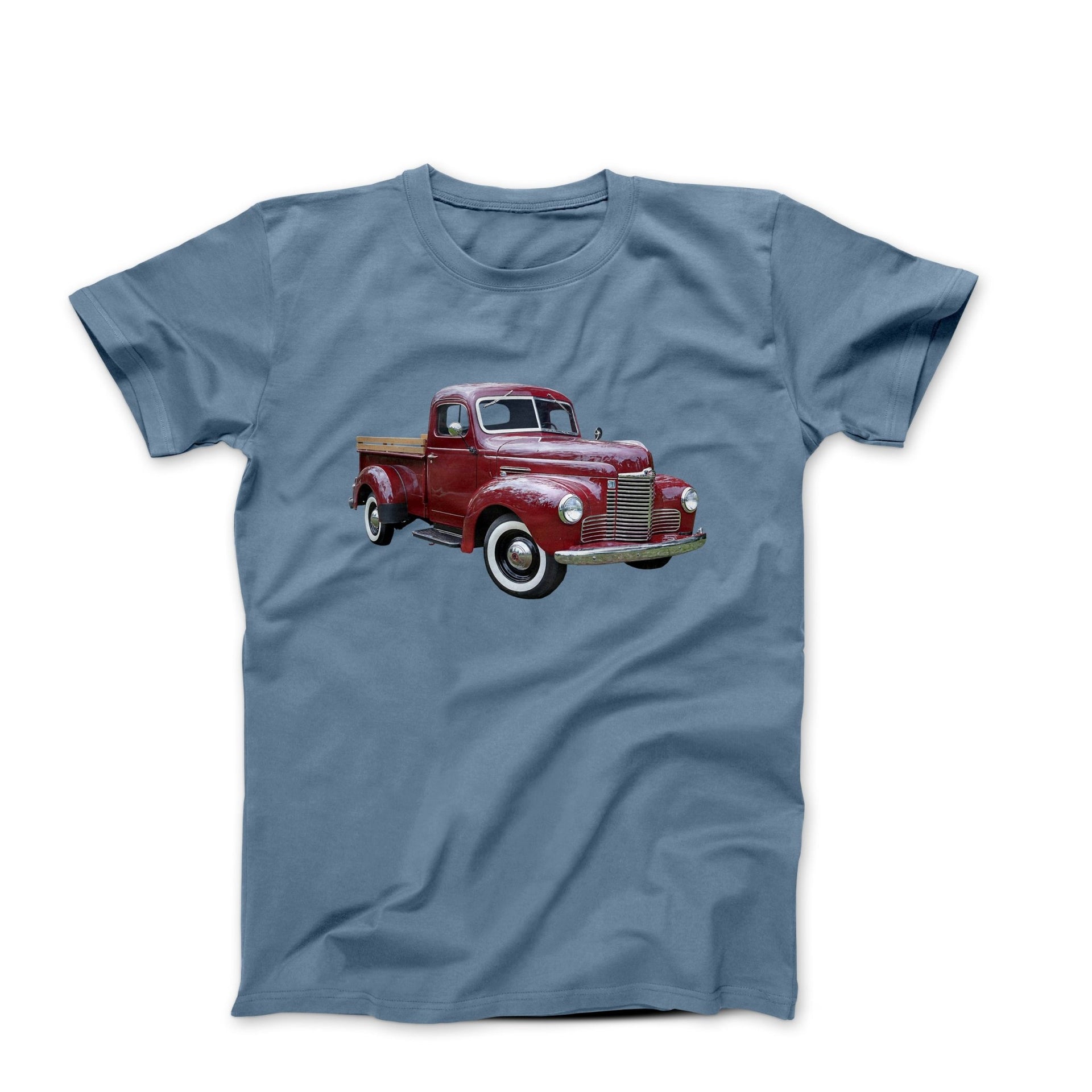 1949 International KB - 2 Red Pickup T-shirt - Cars, Trucks & Cycles - Harvey Ltd