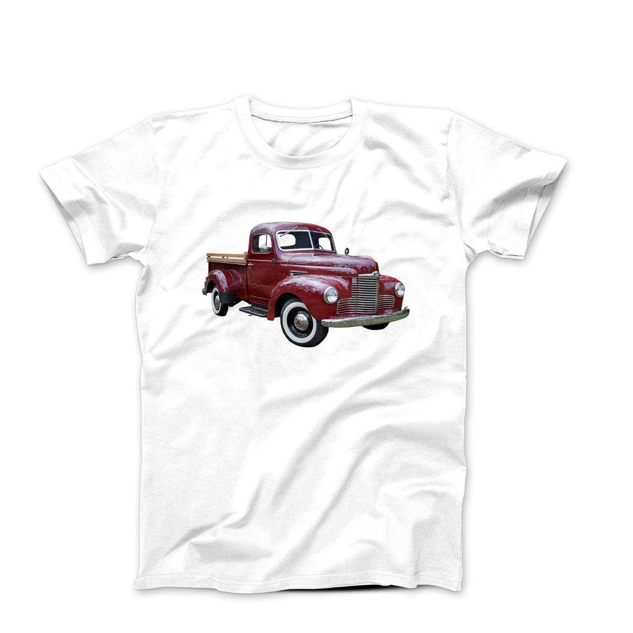 1949 International KB - 2 Red Pickup T-shirt - Cars, Trucks & Cycles - Harvey Ltd