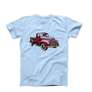 1949 International KB - 2 Red Pickup T-shirt - Cars, Trucks & Cycles - Harvey Ltd