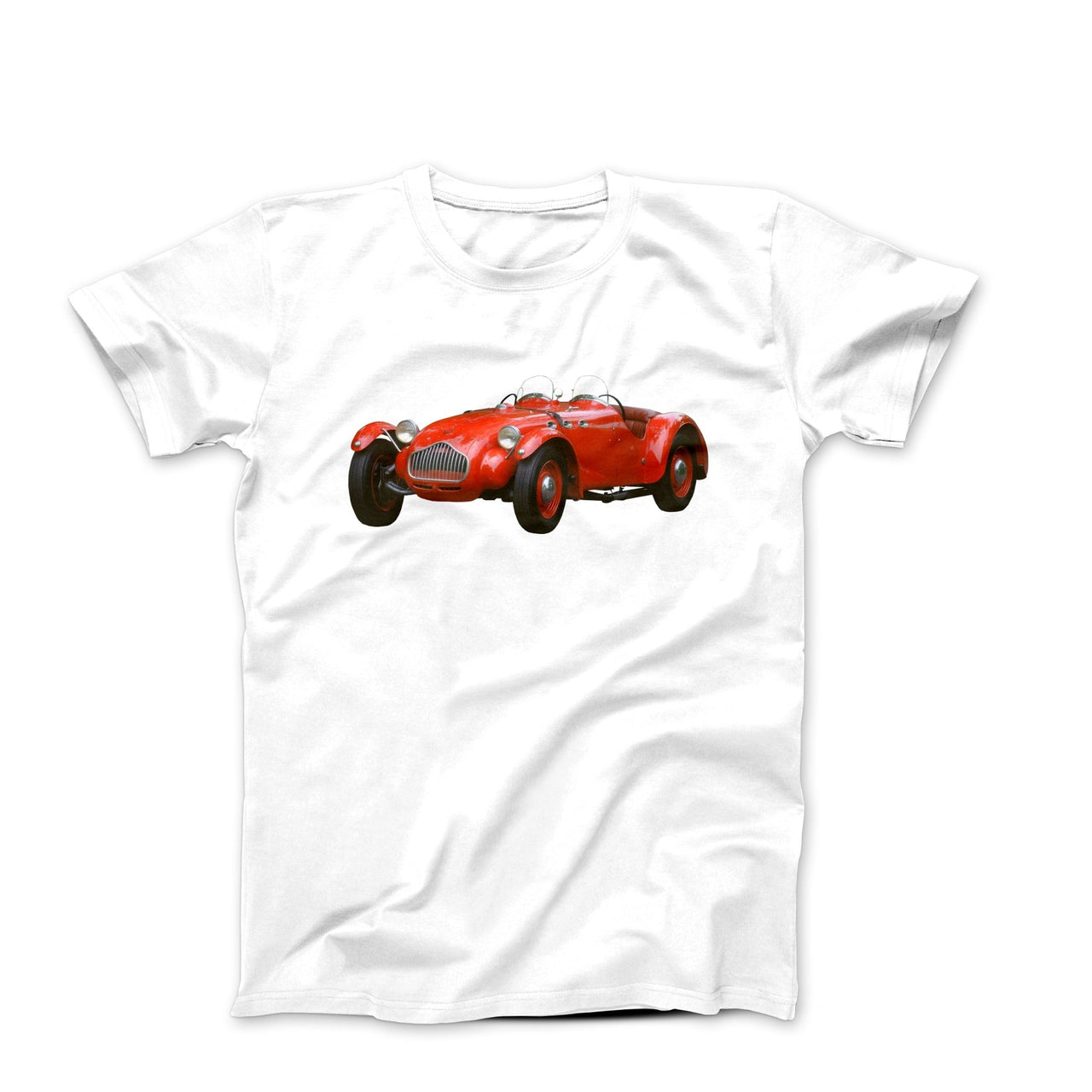 1950 Allard J2 Red Sports Car T-shirt - Cars, Trucks & Cycles - Harvey Ltd