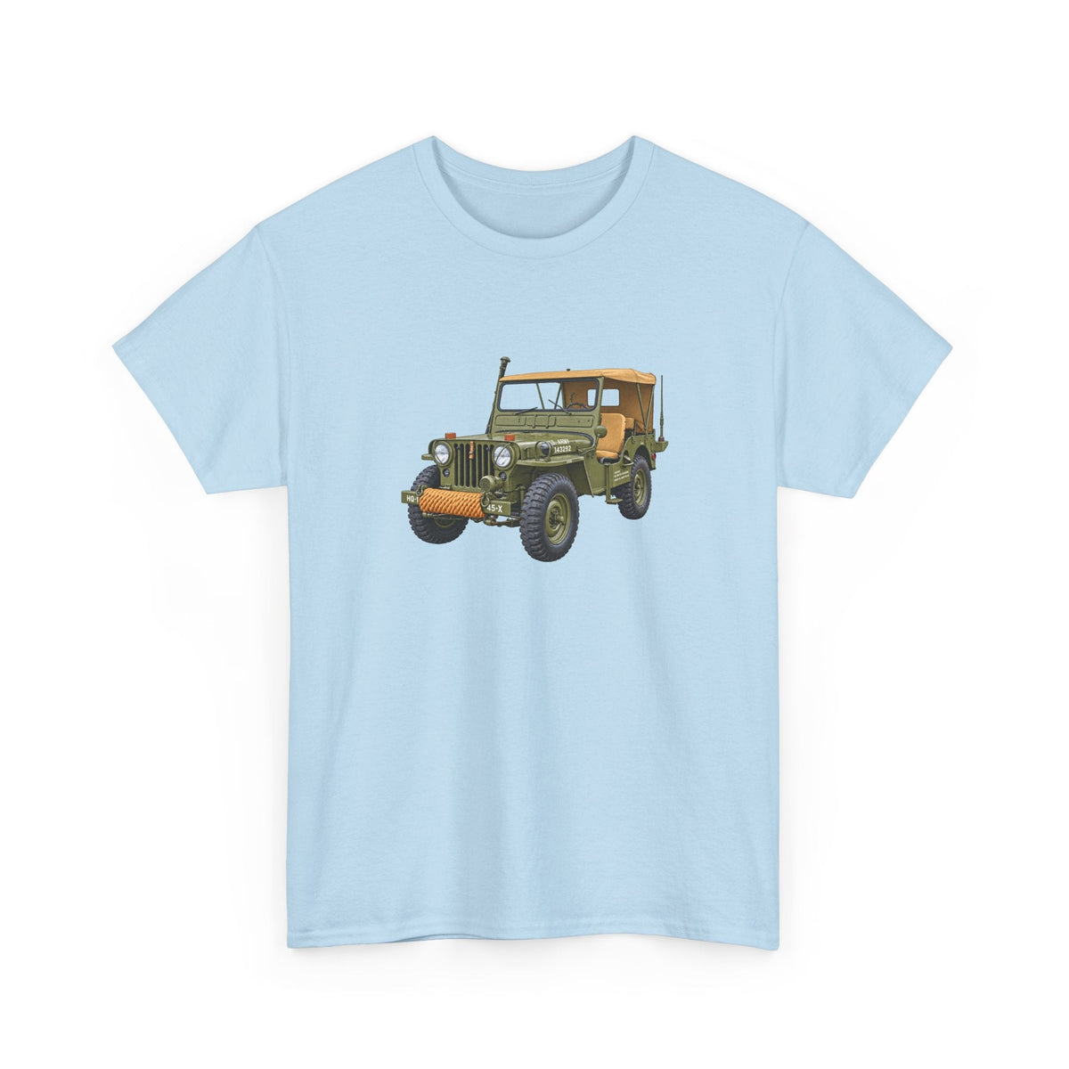 1952 Willys M38 Military Jeep T-shirt - Cars, Trucks & Cycles - Harvey Ltd