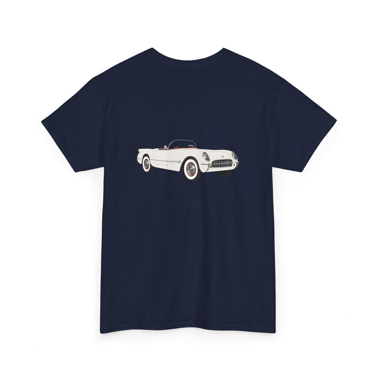 1953 Chevy Corvette **first year of production** 2 - sided Print T-shirt - Cars, Trucks & Cycles - Harvey Ltd