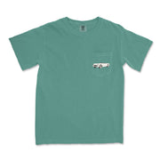 1953 Corvette **first year of production** Garment-Dyed Pocket T-shirt - Cars, Trucks & Cycles - Harvey Ltd
