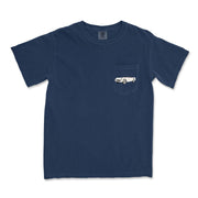 1953 Corvette **first year of production** Garment-Dyed Pocket T-shirt - Cars, Trucks & Cycles - Harvey Ltd