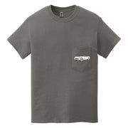 1953 Corvette **first year of production** Pocket T-shirt - Cars, Trucks & Cycles - Harvey Ltd