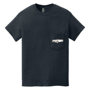 1953 Corvette **first year of production** Pocket T-shirt - Cars, Trucks & Cycles - Harvey Ltd