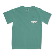 1953 Corvette Garment - Dyed Pocket T-shirt - Cars, Trucks & Cycles - Harvey Ltd