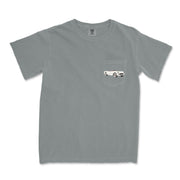 1953 Corvette Garment - Dyed Pocket T-shirt - Cars, Trucks & Cycles - Harvey Ltd