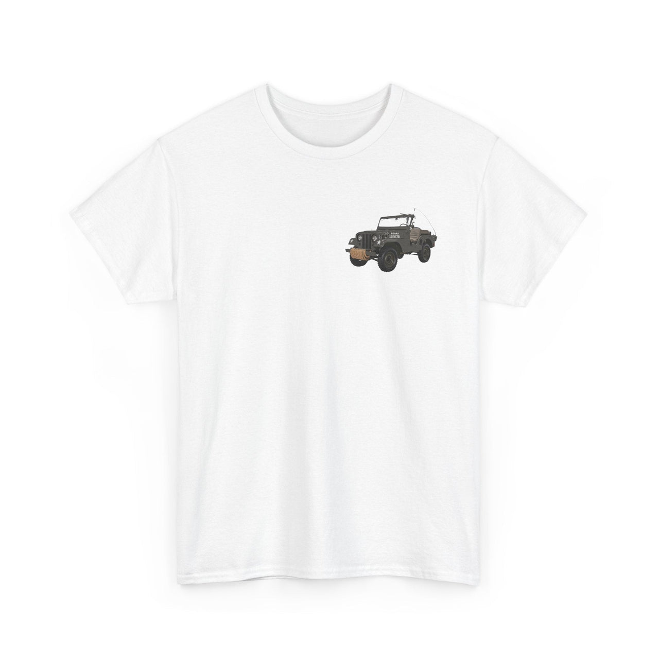 1953 Willys M38A1 Military Jeep 2 - sided Print T-shirt - Cars, Trucks & Cycles - Harvey Ltd
