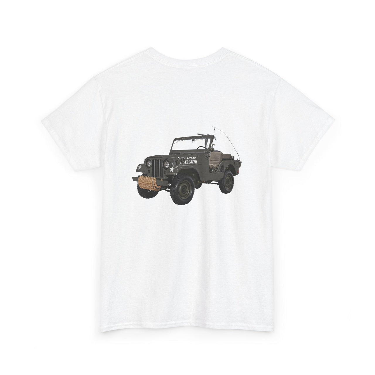 1953 Willys M38A1 Military Jeep 2 - sided Print T-shirt - Cars, Trucks & Cycles - Harvey Ltd