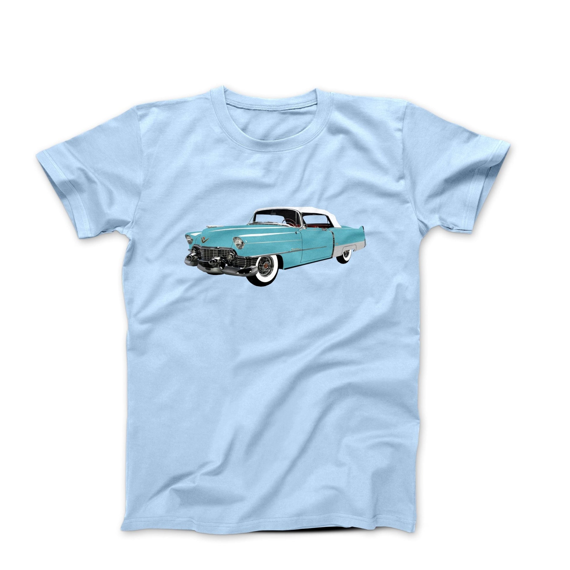 1954 Cadillac Eldorado Newport Blue T-shirt - Cars, Trucks & Cycles - Harvey Ltd