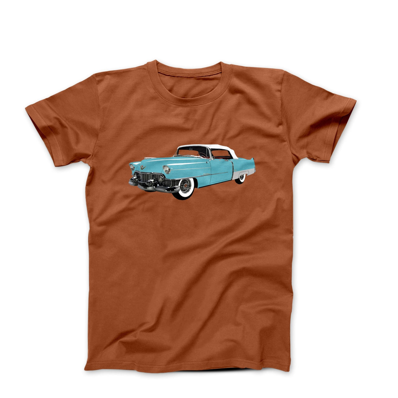 1954 Cadillac Eldorado Newport Blue T-shirt - Cars, Trucks & Cycles - Harvey Ltd