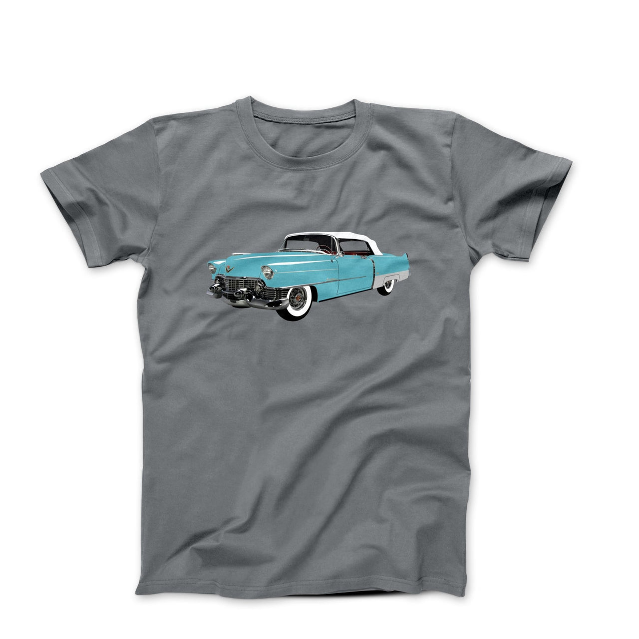 1954 Cadillac Eldorado Newport Blue T-shirt - Cars, Trucks & Cycles - Harvey Ltd