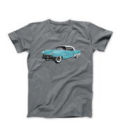 1954 Cadillac Eldorado Newport Blue T-shirt - Cars, Trucks & Cycles - Harvey Ltd