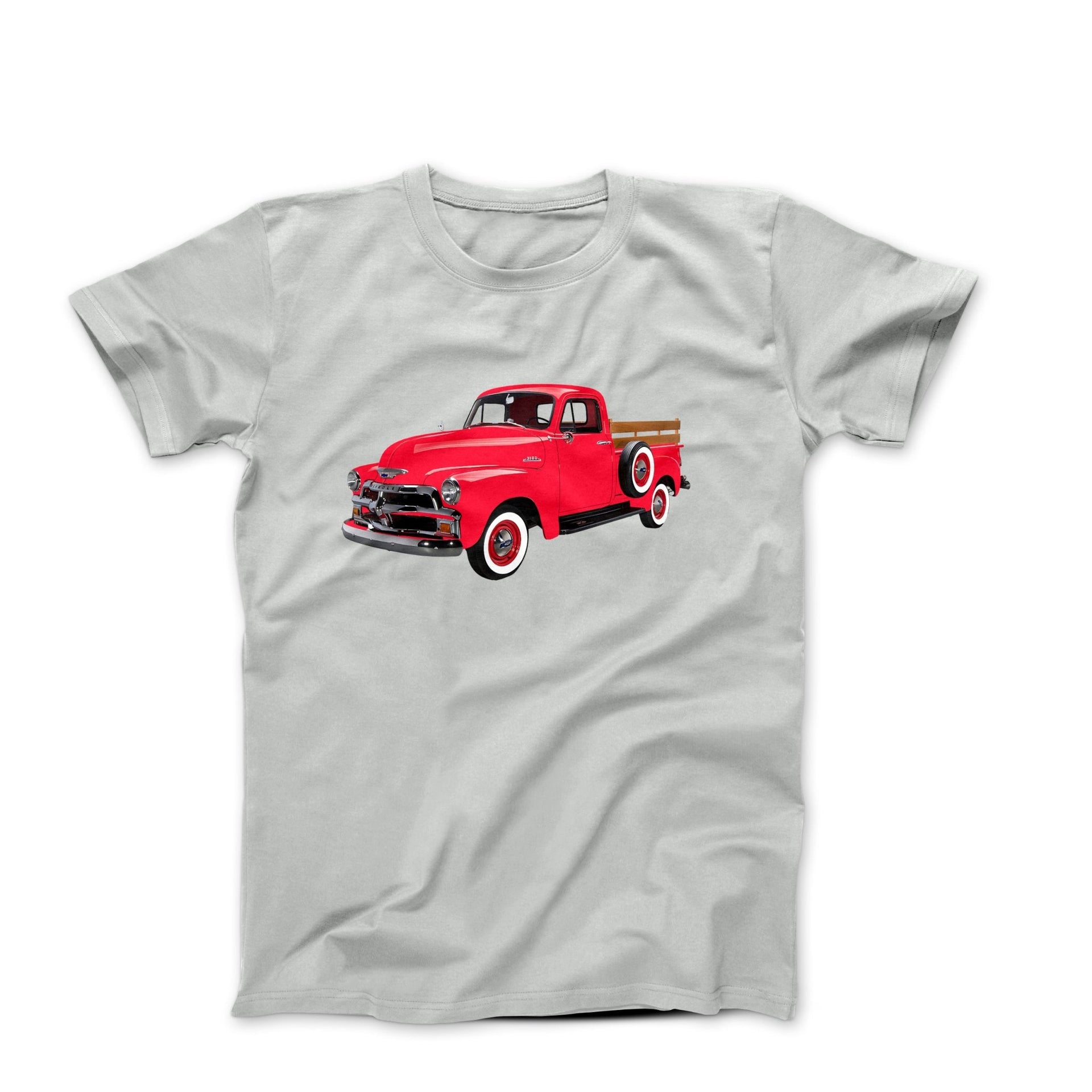 1954 Chevy 3100 Half - Ton Pickup Truck T-shirt - Cars, Trucks & Cycles - Harvey Ltd