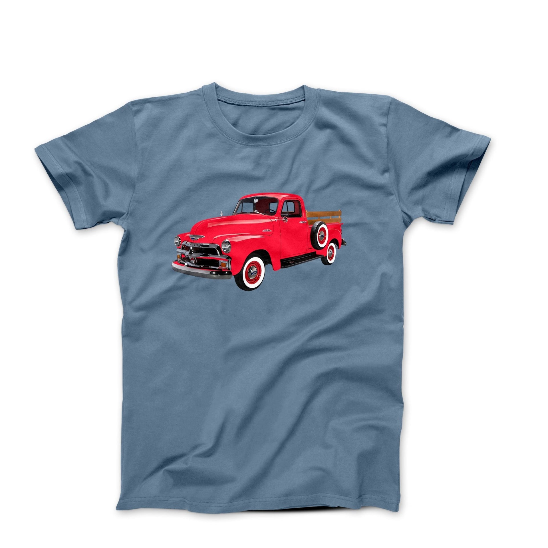 1954 Chevy 3100 Half - Ton Pickup Truck T-shirt - Cars, Trucks & Cycles - Harvey Ltd