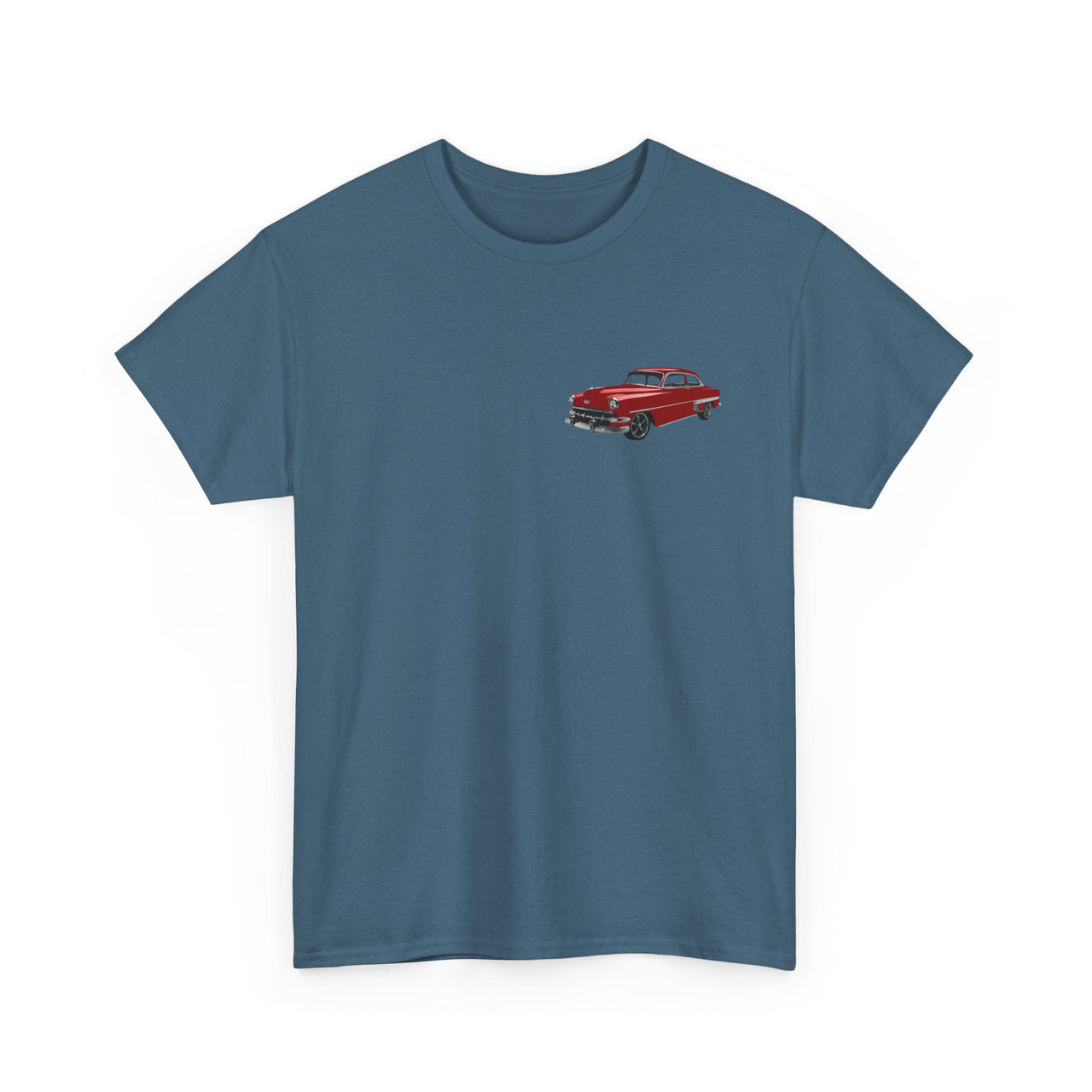 1954 Chevy Bel Air Hardtop Front & Back Printed T-shirt - Cars, Trucks & Cycles - Harvey Ltd