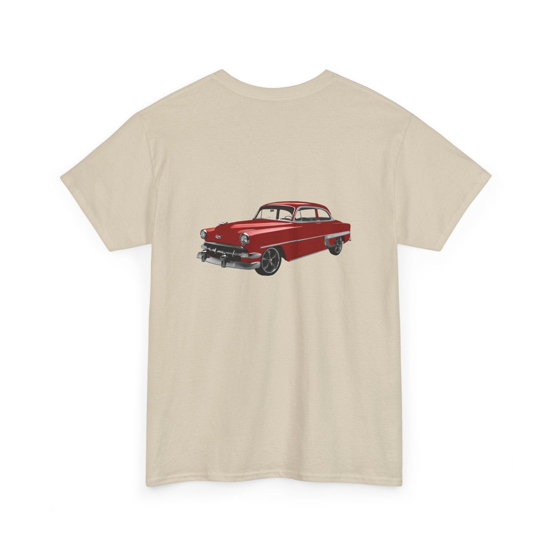 1954 Chevy Bel Air Hardtop Front & Back Printed T-shirt - Cars, Trucks & Cycles - Harvey Ltd