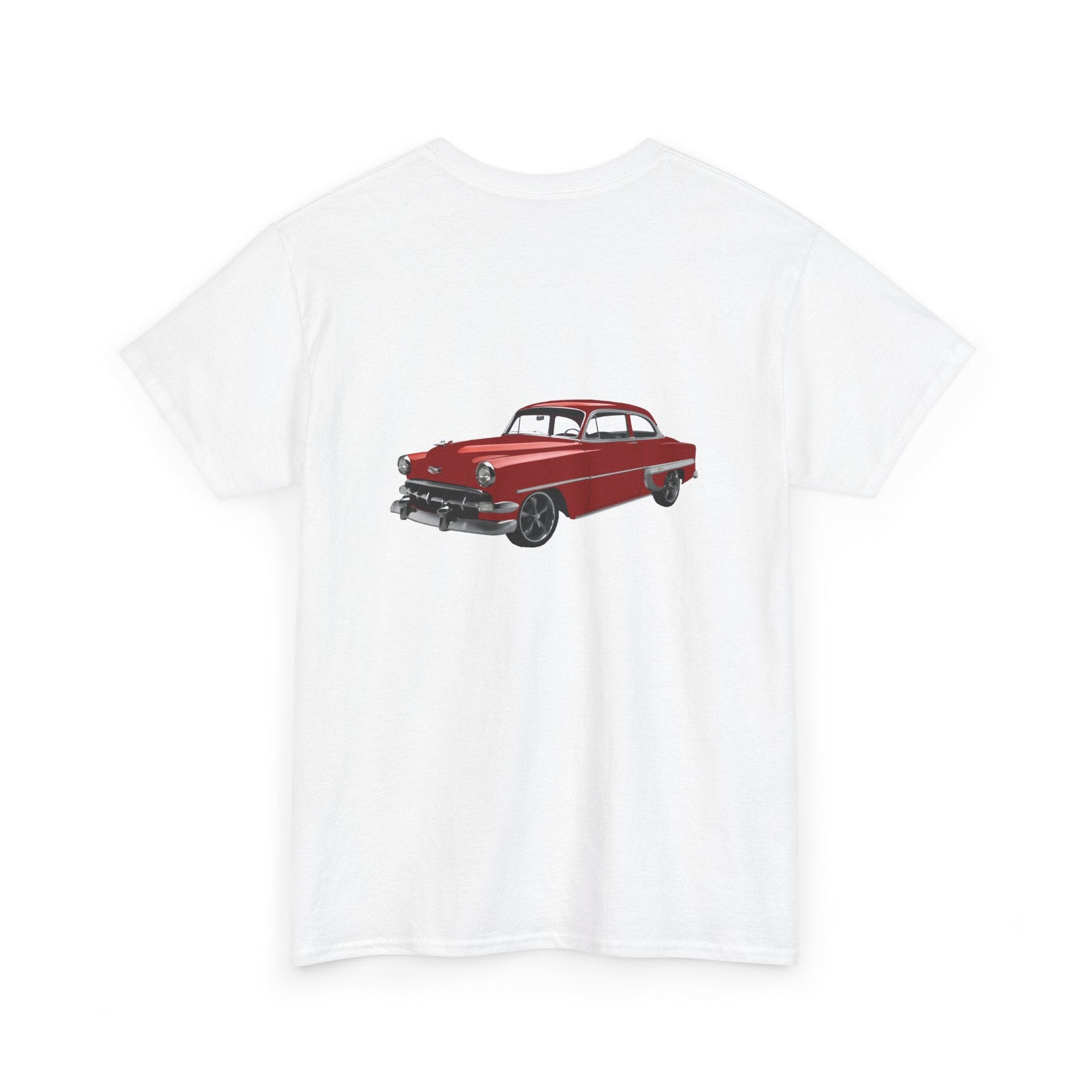 1954 Chevy Bel Air Hardtop Front & Back Printed T-shirt - Cars, Trucks & Cycles - Harvey Ltd