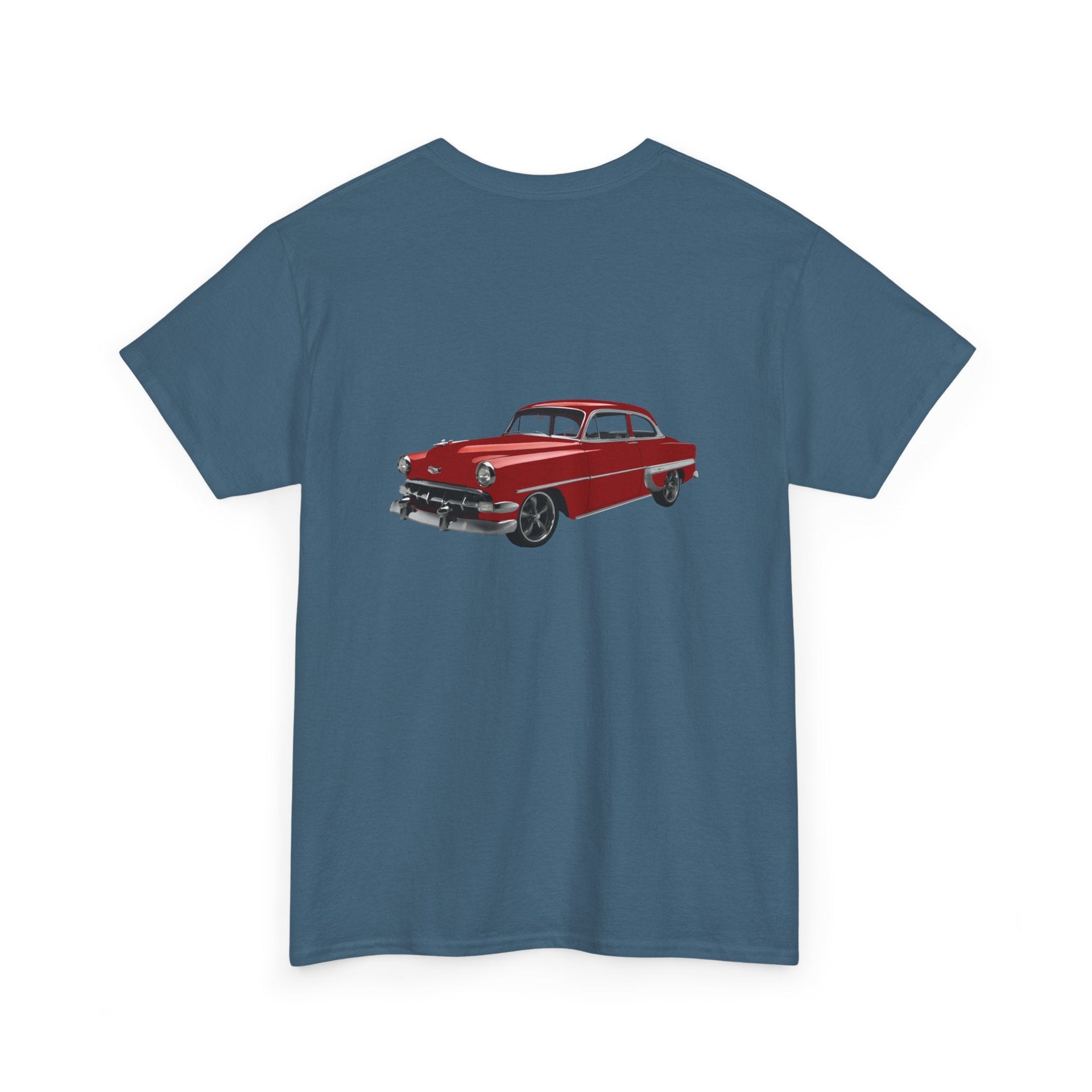 1954 Chevy Bel Air Hardtop Front & Back Printed T-shirt - Cars, Trucks & Cycles - Harvey Ltd