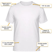 1954 Chevy Bel Air Hardtop Front & Back Printed T-shirt - Cars, Trucks & Cycles - Harvey Ltd