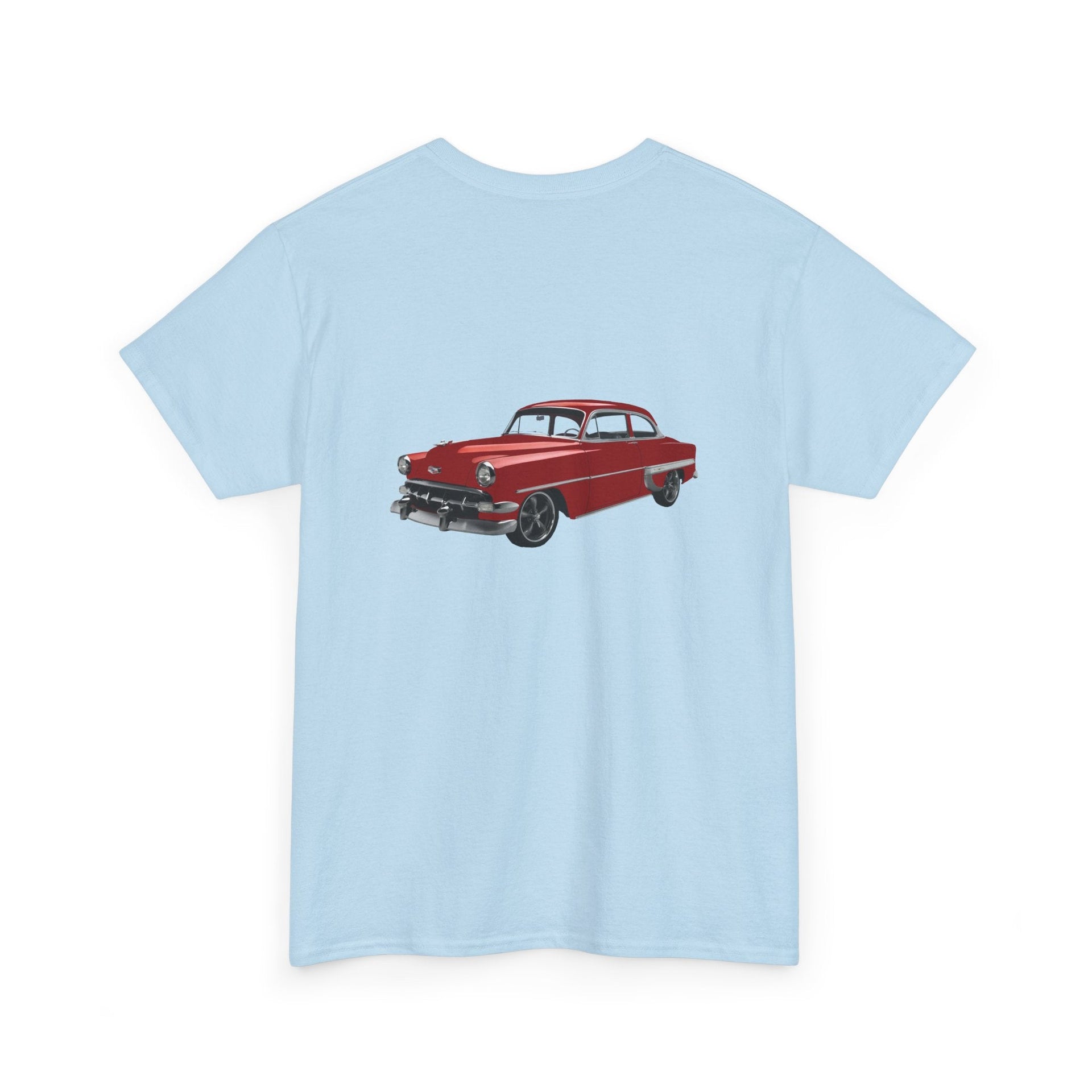 1954 Chevy Bel Air Hardtop Front & Back Printed T-shirt - Cars, Trucks & Cycles - Harvey Ltd