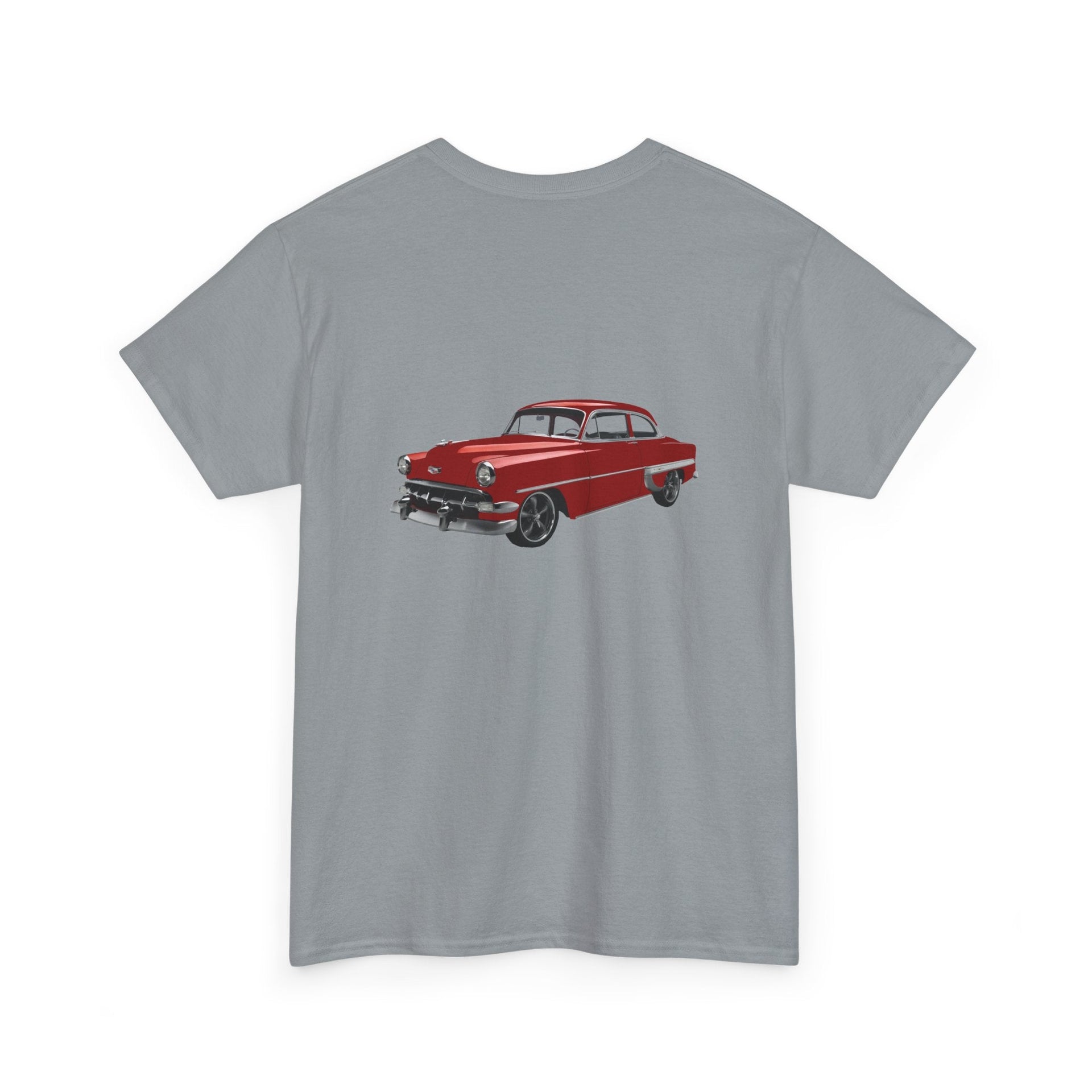1954 Chevy Bel Air Hardtop Front & Back Printed T-shirt - Cars, Trucks & Cycles - Harvey Ltd