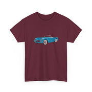 1954 Chevy Corvette Pennant Blue T-shirt - Cars, Trucks & Cycles - Harvey Ltd