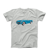 1954 Chevy Corvette Pennant Blue T-shirt - Cars, Trucks & Cycles - Harvey Ltd