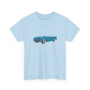 1954 Chevy Corvette Pennant Blue T-shirt - Cars, Trucks & Cycles - Harvey Ltd