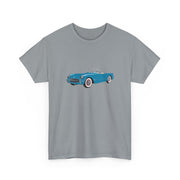 1954 Chevy Corvette Pennant Blue T-shirt - Cars, Trucks & Cycles - Harvey Ltd