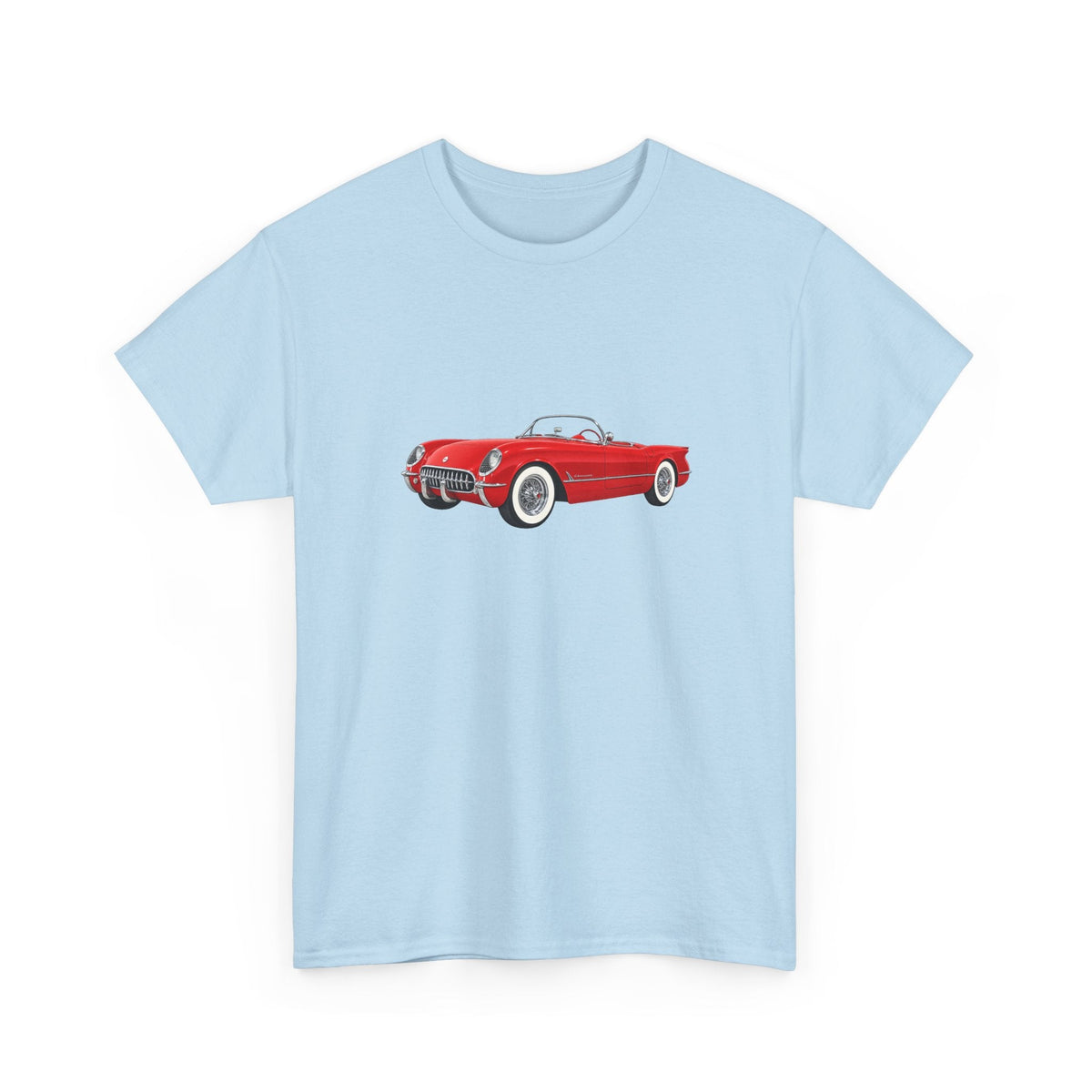1954 Chevy Corvette Sports Car T-shirt - Cars, Trucks & Cycles - Harvey Ltd