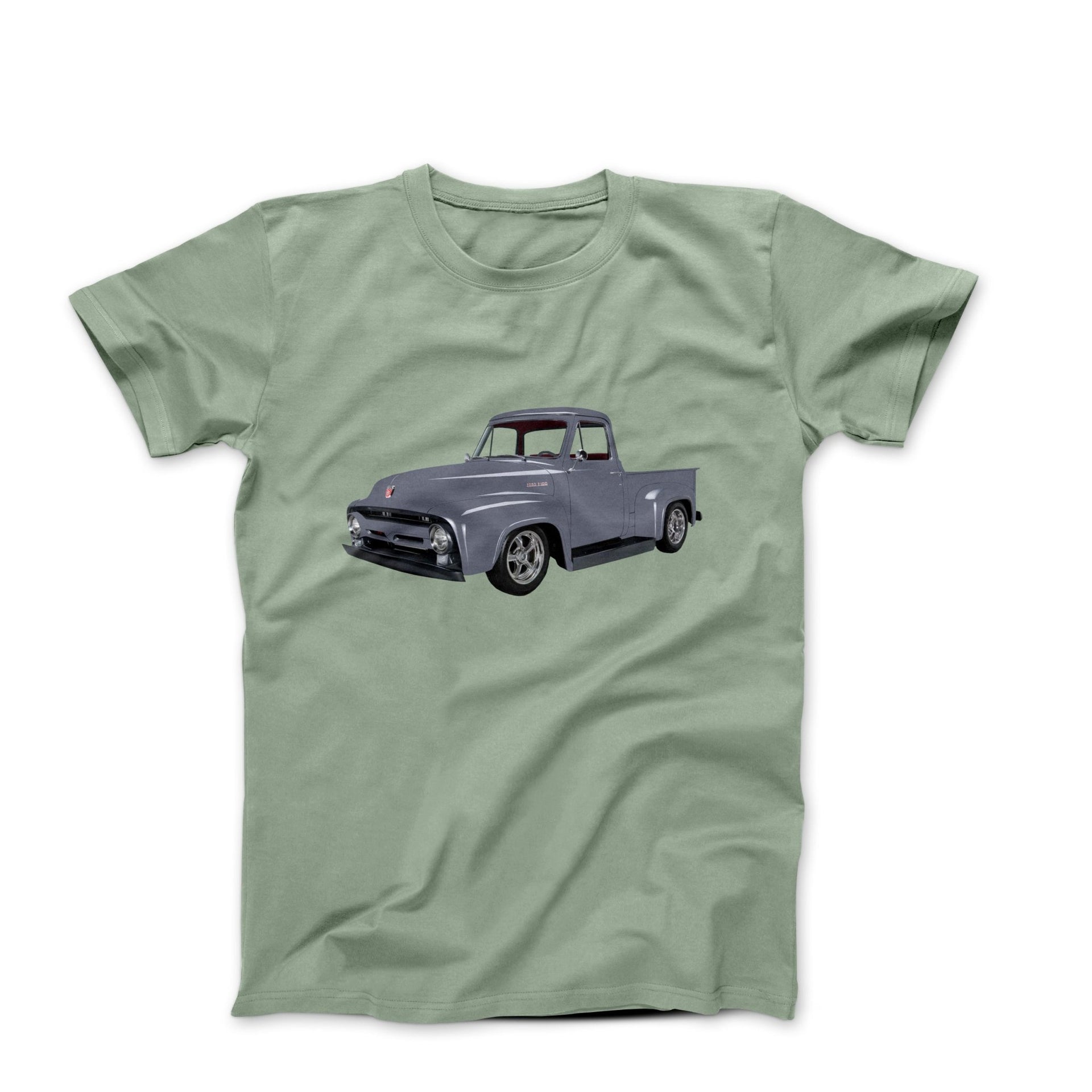1954 Ford F100 Pickup T-shirt - Cars, Trucks & Cycles - Harvey Ltd