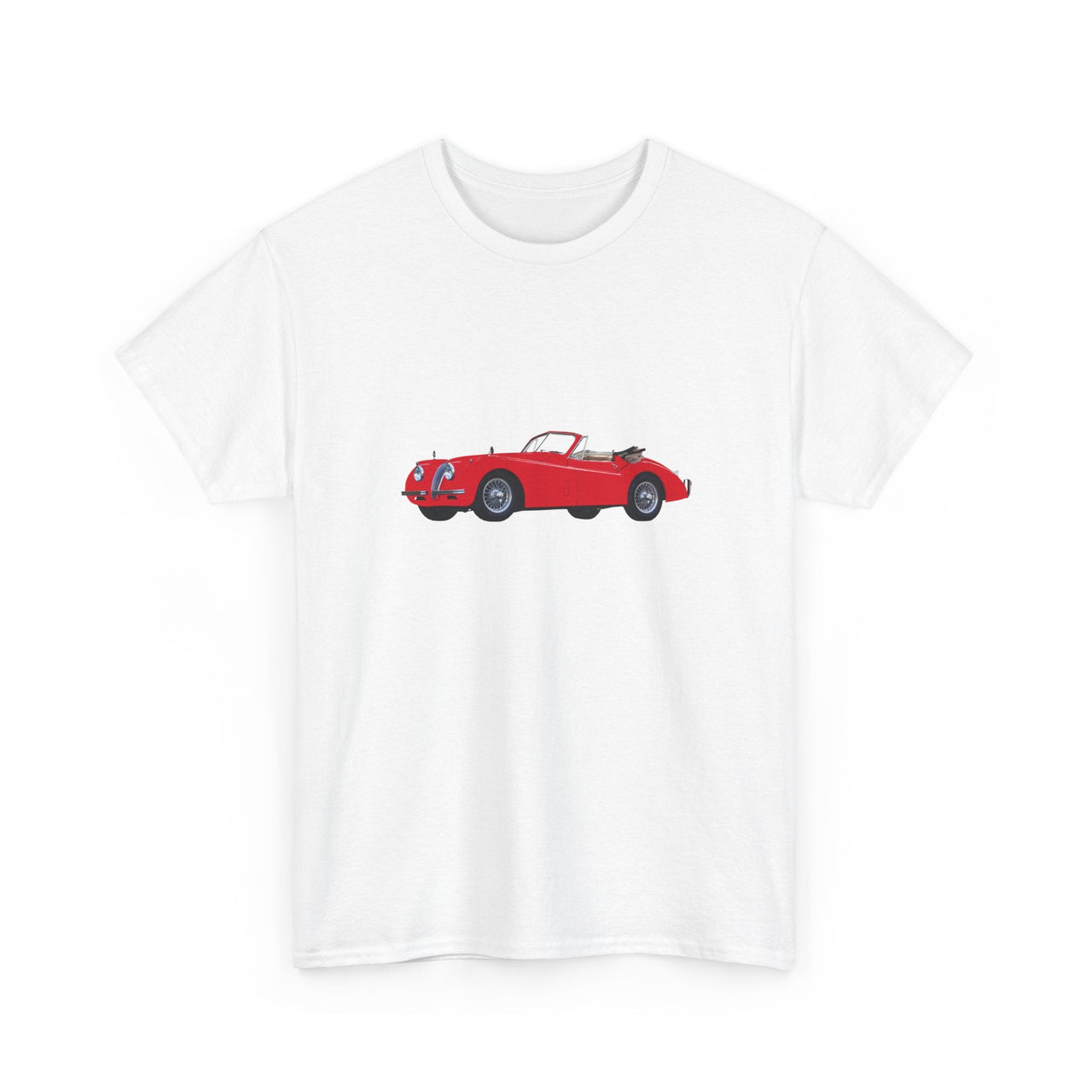 1954 Jaguar XK120 Roadster T-Shirt - Cars, Trucks & Cycles - Harvey Ltd